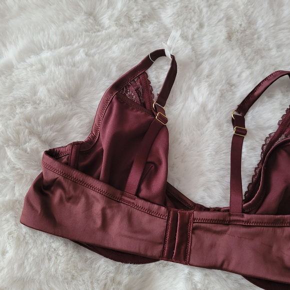 ⚘️AERIE REAL POWER PAISLEY LACE UNLINED BRA SIZE 40DD - Picture 8 of 8